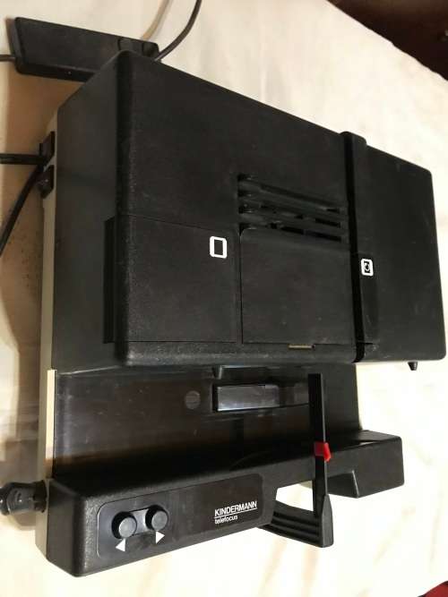 KINDERMANN Telefocus. Slide viewer. Working.