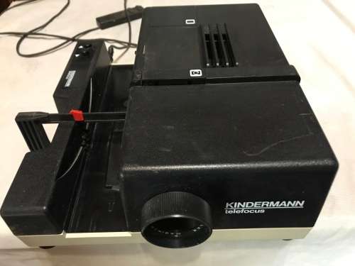 KINDERMANN Telefocus. Slide viewer. Working.
