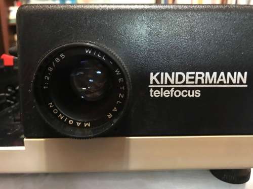 KINDERMANN Telefocus. Slide viewer. Working.