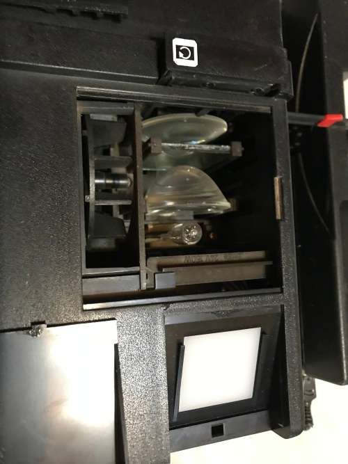 KINDERMANN Telefocus. Slide viewer. Working.
