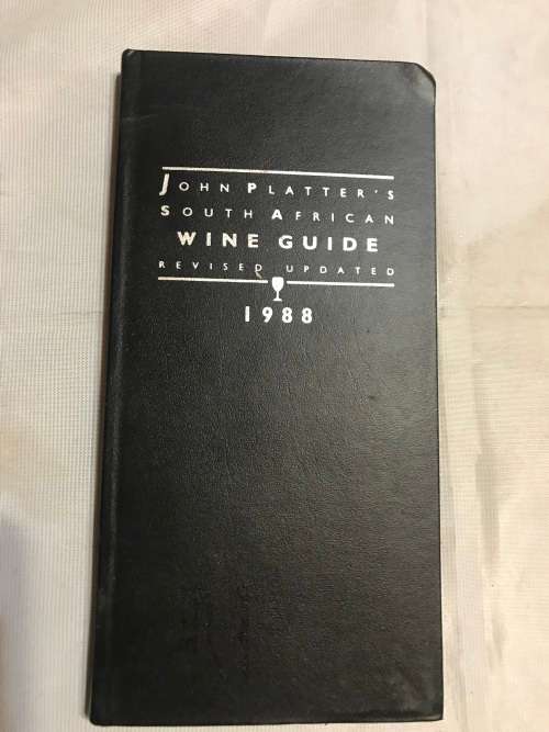 1988 JOHN PLATTER`S sOUTH AFRICAN WINE GUIDE revised updated