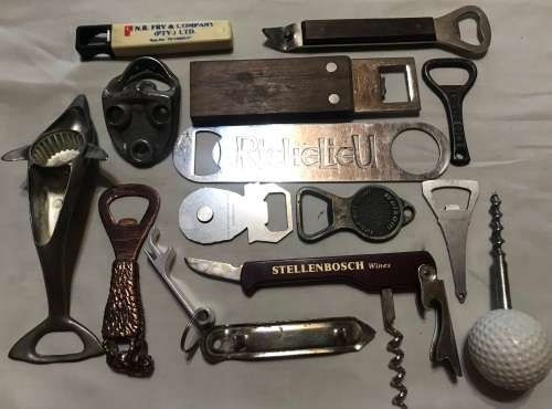 Bottle opener collection