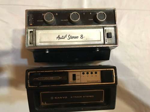 2 X 8 Track tape players. Not tested.