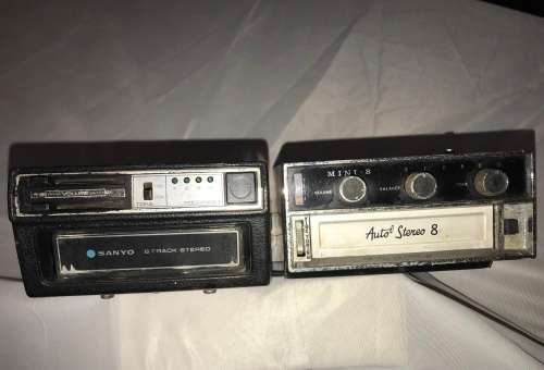 2 X 8 Track tape players. Not tested.