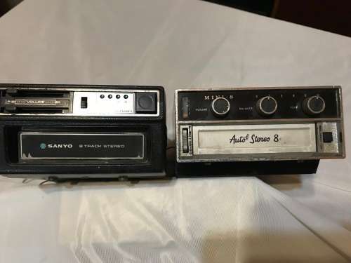2 X 8 Track tape players. Not tested.