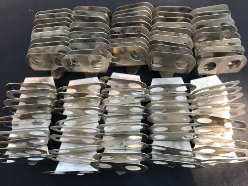 communion wine glass holders X 100. Stainless steel