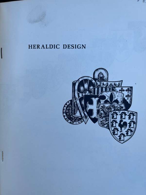 HERALDIC DESIGN. Its Origins, Ancient Forms and Modern Usage. HUBERT ALLCOCK.
