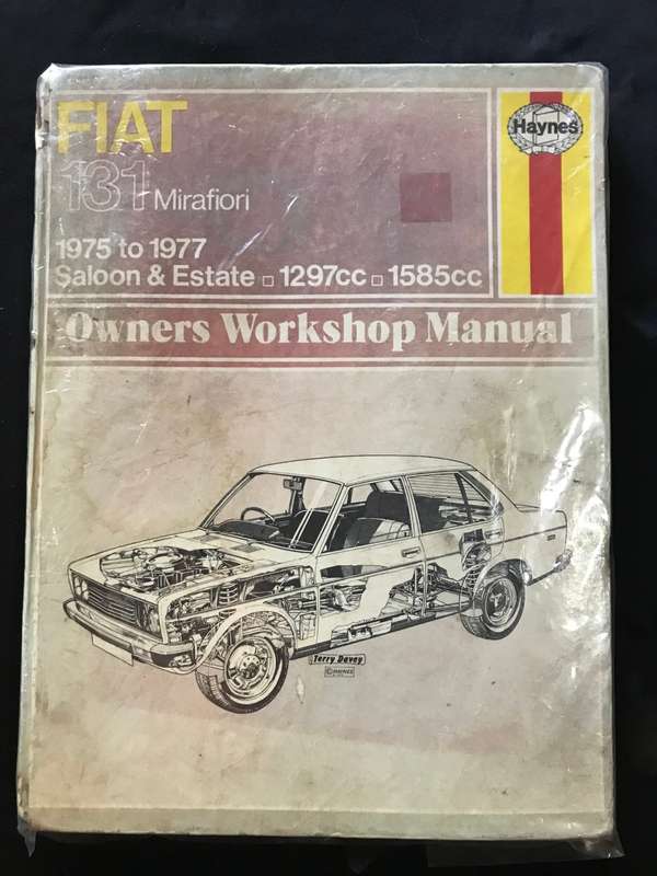 FIAT 131 Mirafiori Haynes OWENWERS WORKSHOP MANUAL