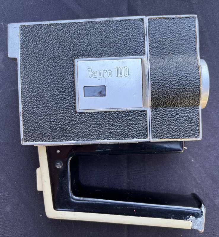 Vintage CAPRO film camera with films.