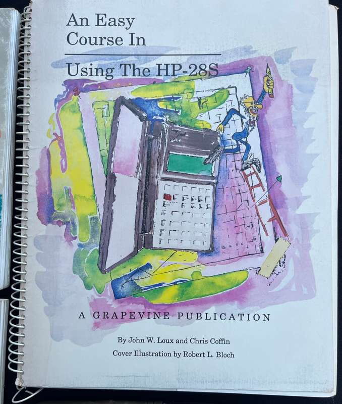 HEWLETT PACKARD HP Calculator Manuals and 48S HP Calculator (NOT WORKING)