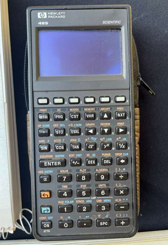 HEWLETT PACKARD HP Calculator Manuals and 48S HP Calculator (NOT WORKING)