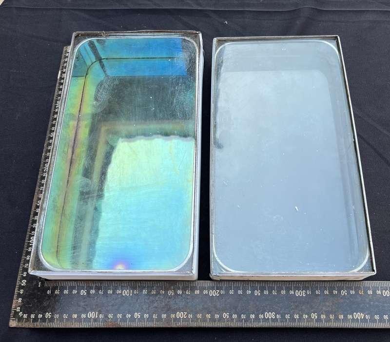DEFY Oven windows? glass and metal boxes.