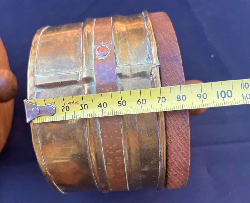 Stunning vintage Copper and Brass kitchen holders