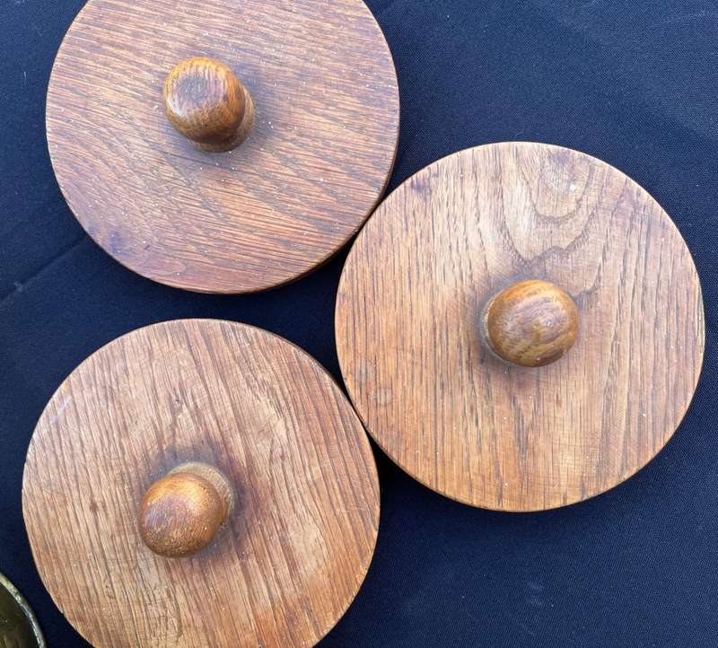 Stunning vintage Copper and Brass kitchen holders