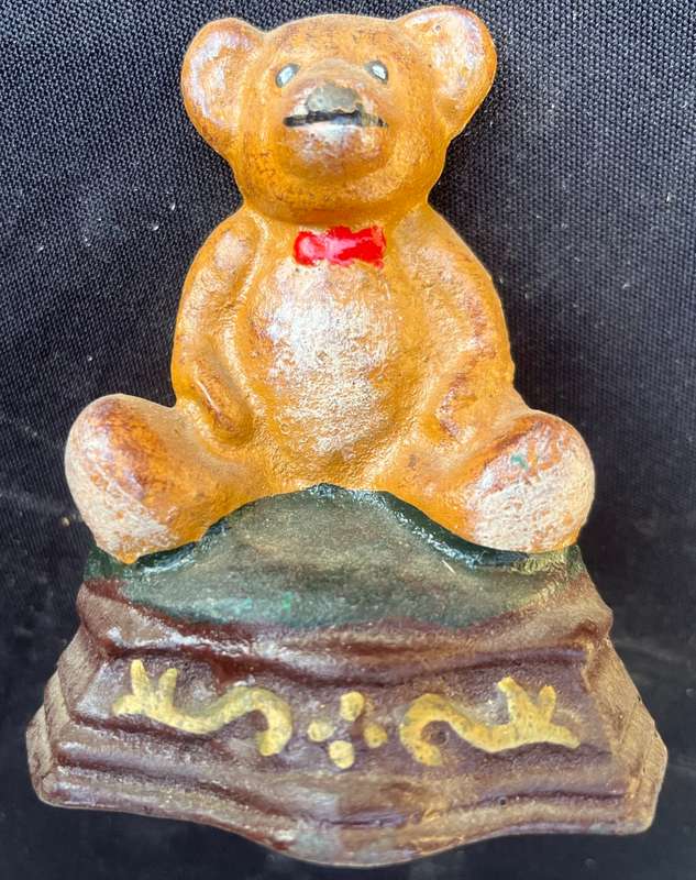Vintage, Cast iron, Door stops. (one by WREGHT STUDIOS)