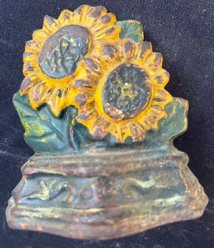 Vintage, Cast iron, Door stops. (one by WREGHT STUDIOS)