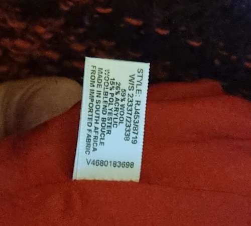 Polo Red and Black Tweed Jacket