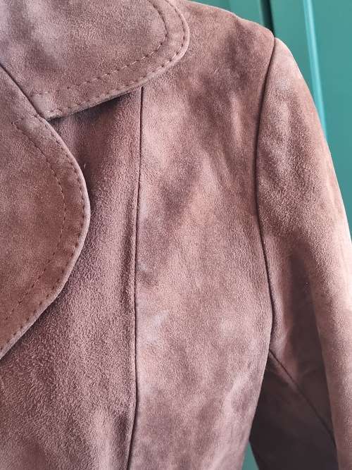 Juan Herraez Brown Suede Leather Jacket