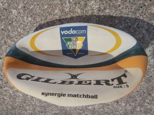 Springbok tri nations rugby match ball** very rare**