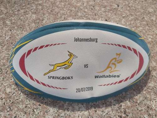 springboks vs aus 20-7-2019 rugby ball