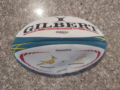 springboks vs aus 20-7-2019 rugby ball