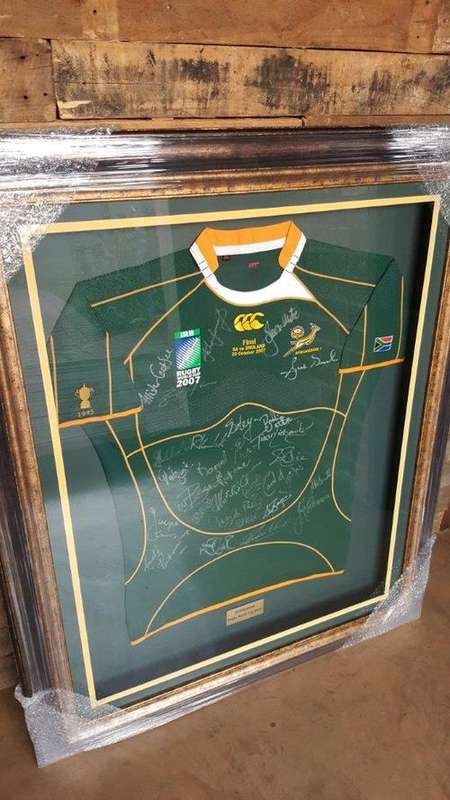 RWC 2007 FINAL SPRINGBOK RUGBY JERSEY
