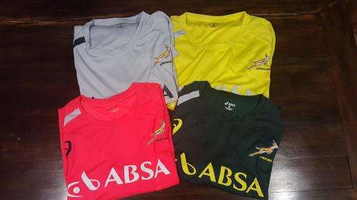 Springbok Rugby Players issue Tshirts