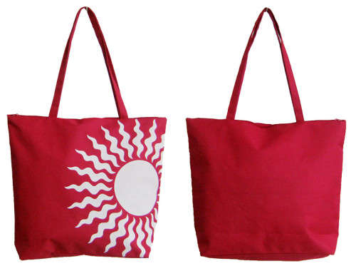 RED BEACH BAG SET