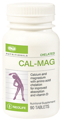Neolife Chelated Cal-Mag with Vitamin D (90 Tablets) - GNLD Golden Products