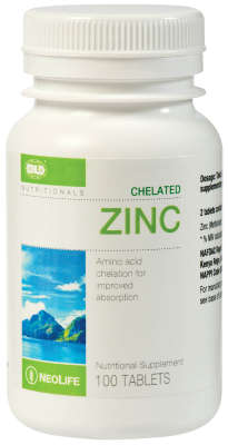 Neolife Chelated Zinc (100 Tablets) - GNLD Golden Products