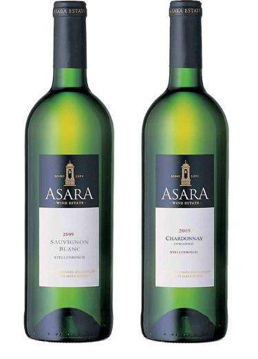 Asara Sauvignon Blanc 2009 & Asara  Chardonnay Unwooded 2009