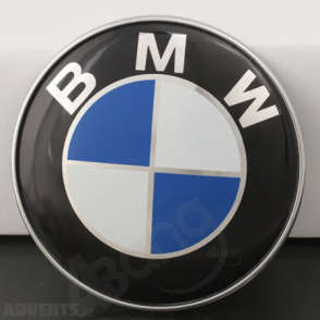BMW BADGE FOR BONNET OR BOOT,82MM, 2 PINS,HIGH QUALITY.FREE TRACKED POSTING.