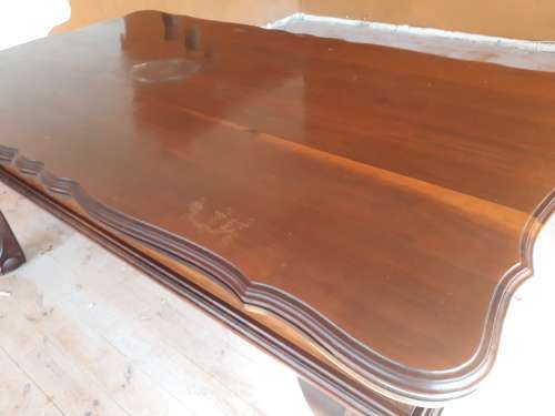 Imbuia Ball & Claw 6 Seater dining room Table and 6 Chairs