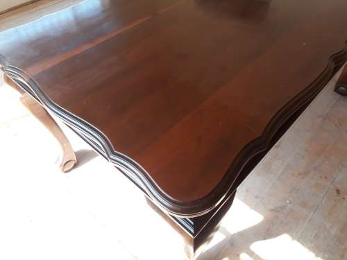 Imbuia Ball & Claw 6 Seater dining room Table and 6 Chairs