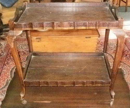 A VERY NICE KIAAT TEA TROLLEY
