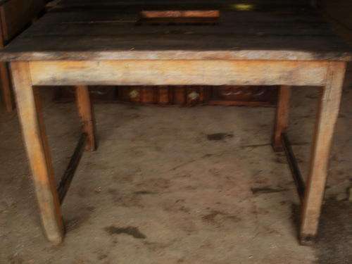 AFRICAN MAHOGANY TABLE (NEED SOME TLC)