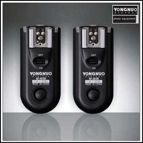 Yongnuo RF-603 N1 Wireless Flash Trigger for Nikon F6. F5. F90. F90X. F100.D3.D1/D1H/D1X.D2/D2H/D2X