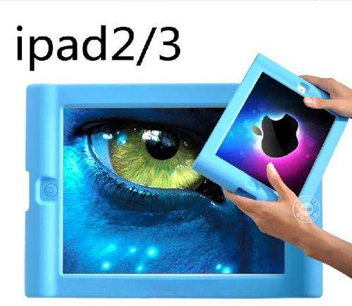 New! Anti-shock Silicon Case For Ipad 2 New Ipad Cover