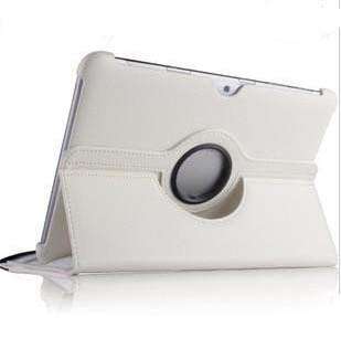 360 Degree Rotating Cover Tablet Case Cover Stand For Samsung Galaxy Note N8000/8010 White