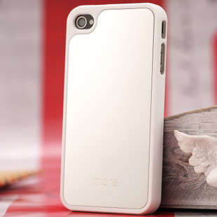Mirror Surface Cellphone Cover For Iphone 4 Iphone 4s Cellphone Case White