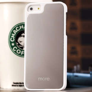 Mirror Surface Cellphone Cover For Apple Iphone 5 Cellphone Case White