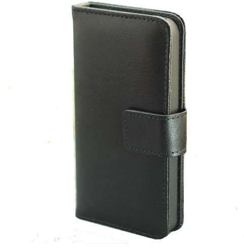 Wallet Cellphone Case For Apple Iphone 5 Cellphone Cover Black