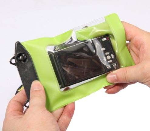 Waterproof Universal Camera Pouch Camera Bag For Camera With Zoomer Lens - Green