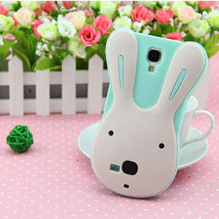 Silicon Bunny Cellphone Case Cellphone Cover For Samsung Galaxy S4 I9500 - Blue