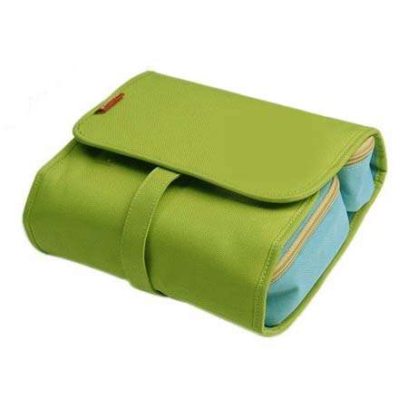 Travel Toiletry Bag Makeup Bag Purse Organiser Handbag Organiser Insert - Green