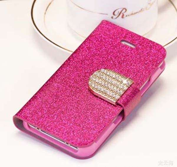 Shiny Cellphone Case Cellphone Cover For Samsung Galaxy S3 Mini I8190 - Hot Pink