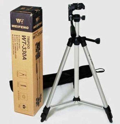 WT-330A Beginner Aluminium Tripod with Quick Release and Spirit level