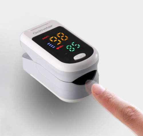 Fingertip Pulse Oximeter LED Display Blood Oxygen Saturation SpO2 Health Monitor