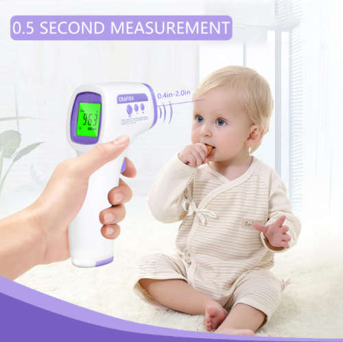 Digital Infrared Forehead Thermometer Non-Contact Temperature Gun