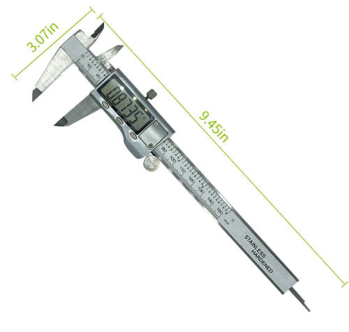 Stainless Steel Digital Caliper 6 Inch 150mm Micrometer LCD Gauge Vernier Electronic Measuring Ruler